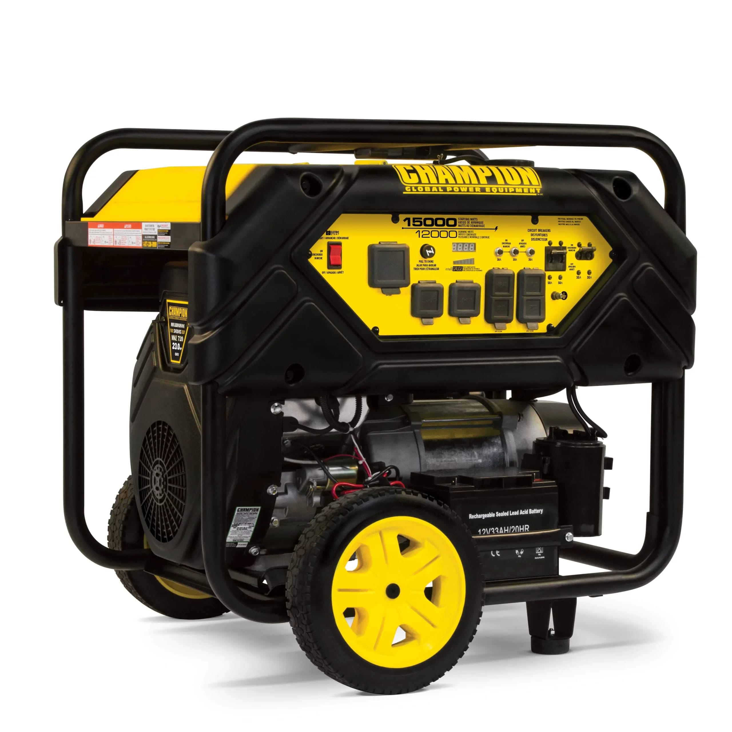 1-2-scaled-2.jpg Champion Power Equipment 15,000/12,000 Watts Portable Generator with Electric Start and Lift Hook - Image 1