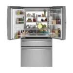 GE Profile 27.9 cu ft Smart Fingerprint Resistant French Door Refrigerator, Stainless Steel - Image 2