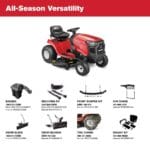 Troy Bilt Bronco 42 in. 19 HP 540CC Briggs & Stratton Automatic Drive Gas Riding Lawn Tractor - Image 5