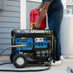 DuroMax XP13000HXT 13,000 Watt Electric Start Tri-Fuel Natural Gas/Propane/Gas Powered Portable Generator w/ CO Alert - Image 4