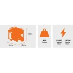 Generac 7706 Gas Powered Portable Generator 49st - Image 4