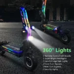 ZonDoo RoadHitter Electric Scooter Adults with Seat,Up to 68mph 75 Miles Long Range, 72V 8000W Dual Motor - Image 5