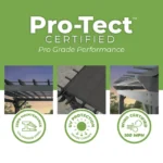 Backyard Discovery 16' x 12' Stratford Traditional Steel Pergola - Image 4