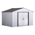 Arrow 10-ft x 8-ft HIGH Point Galvanized Steel Storage Shed