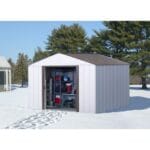 Arrow 10-ft x 8-ft HIGH Point Galvanized Steel Storage Shed - Image 4