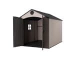 Lifetime 8 ft. W x 10 ft. D Resin Outdoor Storage Shed 71.7 sq. ft.