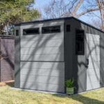 Suncast 8-ft x 7-ft Resin Shed Lean-to Resin Storage Shed - Image 4